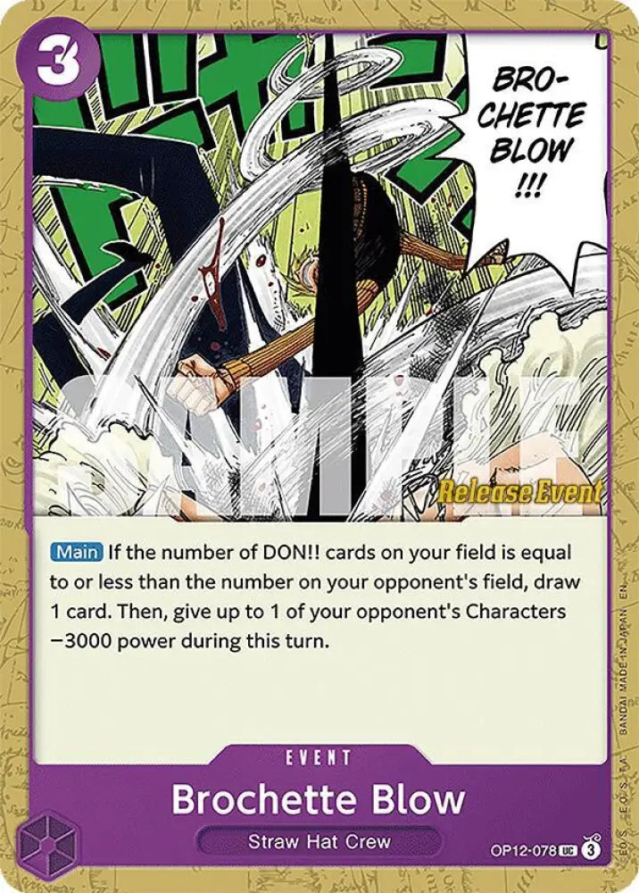 Brochette Blow (OP12-078) [Legacy of the Master Release Event Cards]