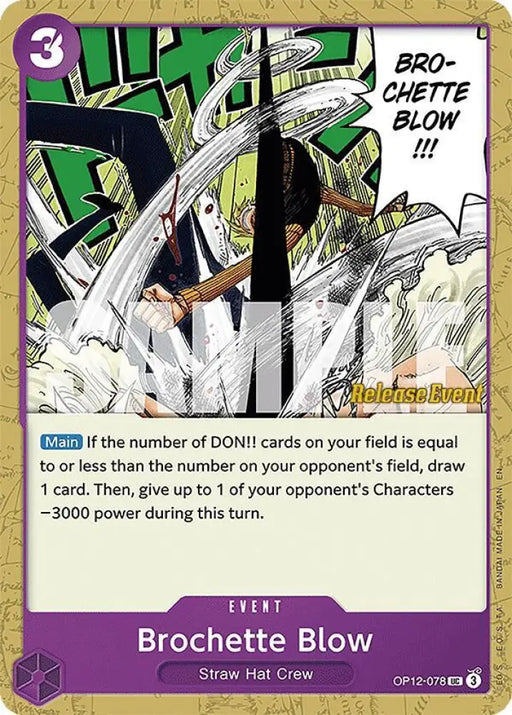 Brochette Blow (OP12-078) [Legacy of the Master Release Event Cards]