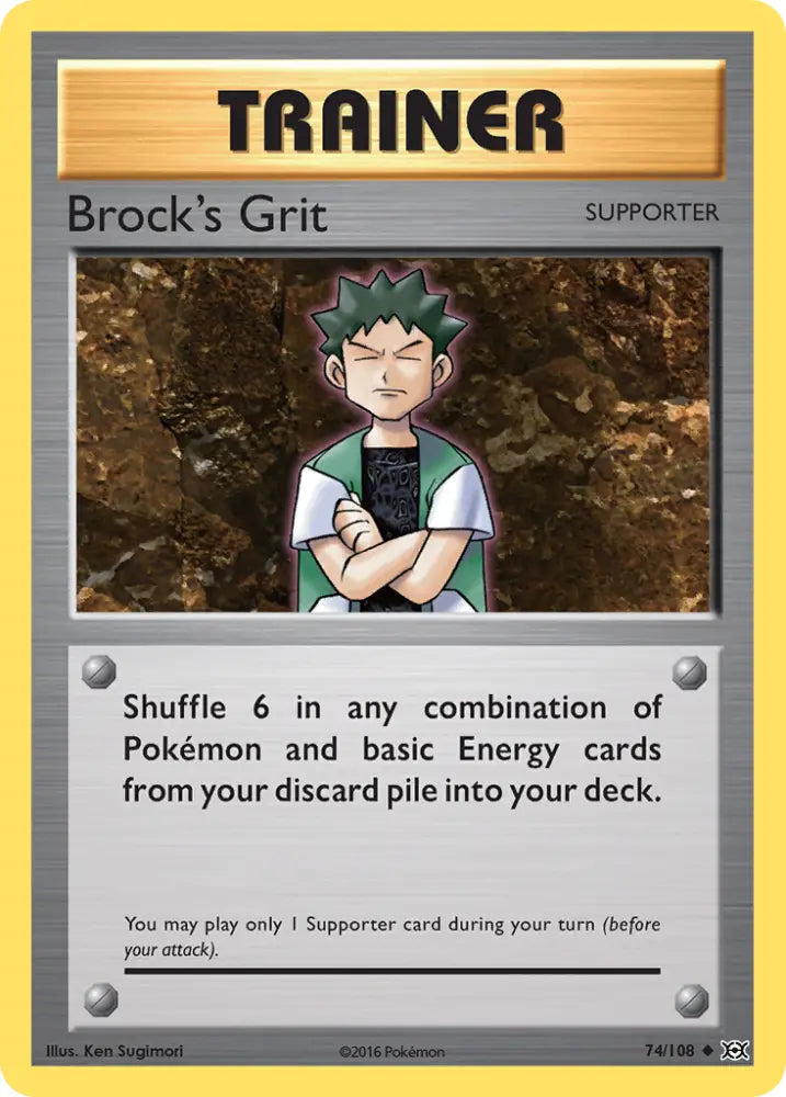 Brock’s Grit (74/108) [XY: Evolutions] - Pokemon Single