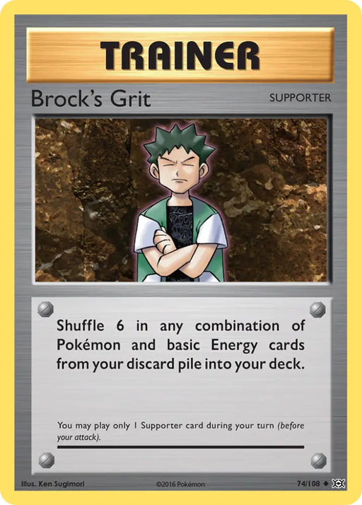 Brock’s Grit (74/108) [XY: Evolutions] - Pokemon Single