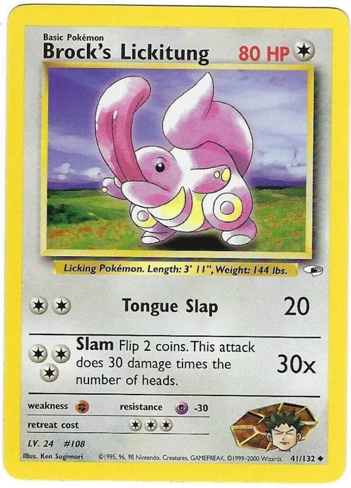 Brock’s Lickitung (41/132) [Gym Heroes Unlimited] - Pokemon Single