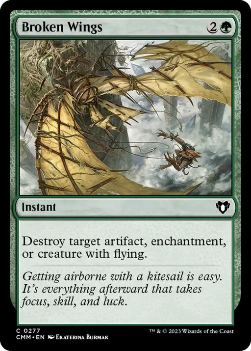 Broken Wings [Commander Masters] - MTG Single