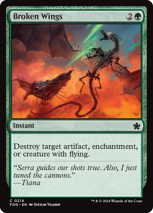 Broken Wings [Foundations] - MTG Single