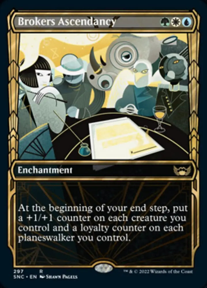 Brokers Ascendancy (Showcase Golden Age) [Streets of New Capenna] - MTG Single