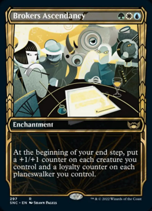 Brokers Ascendancy (Showcase Golden Age) [Streets of New Capenna] - MTG Single