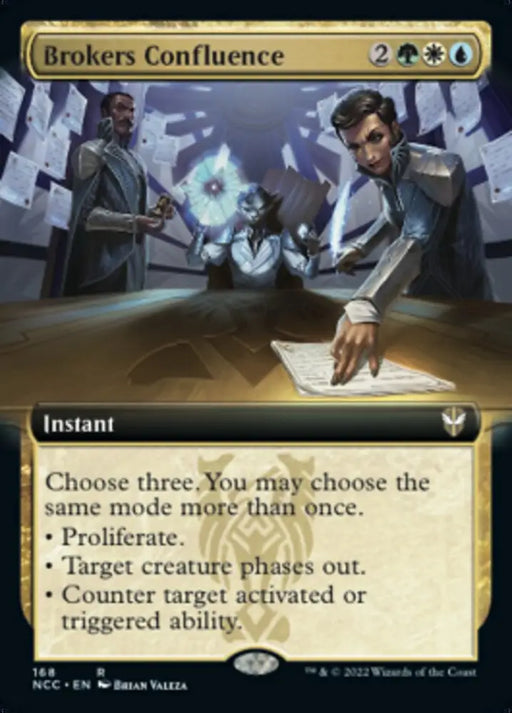 Brokers Confluence (Extended Art) [Streets of New Capenna Commander] - MTG Single