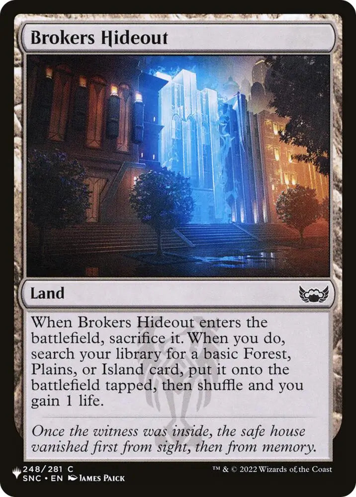 Brokers Hideout (248) [The List]