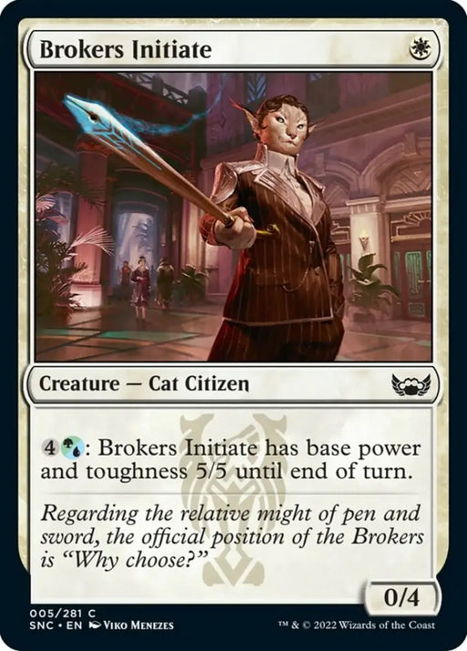 Brokers Initiate [Streets of New Capenna] - MTG Single