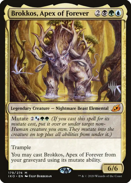 Brokkos Apex of Forever (Promo Pack) [Ikoria: Lair of Behemoths Promos] - MTG Single