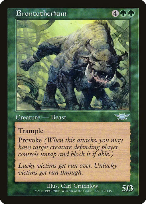 Brontotherium [Legions] - MTG Single