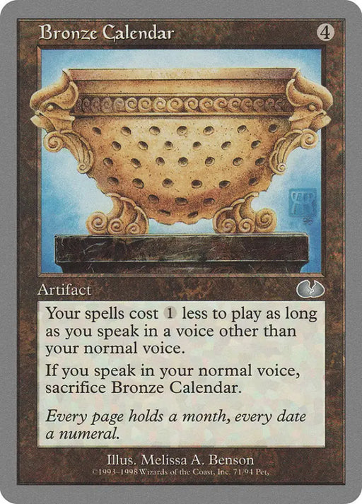 Bronze Calendar [Unglued] - MTG Single