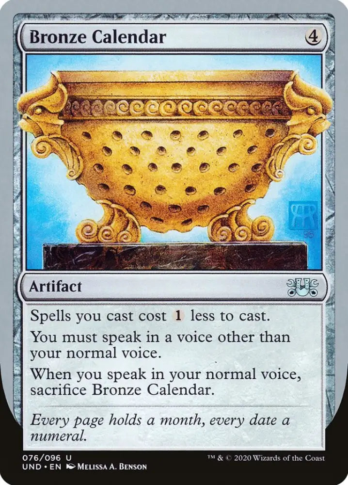 Bronze Calendar [Unsanctioned] - MTG Single