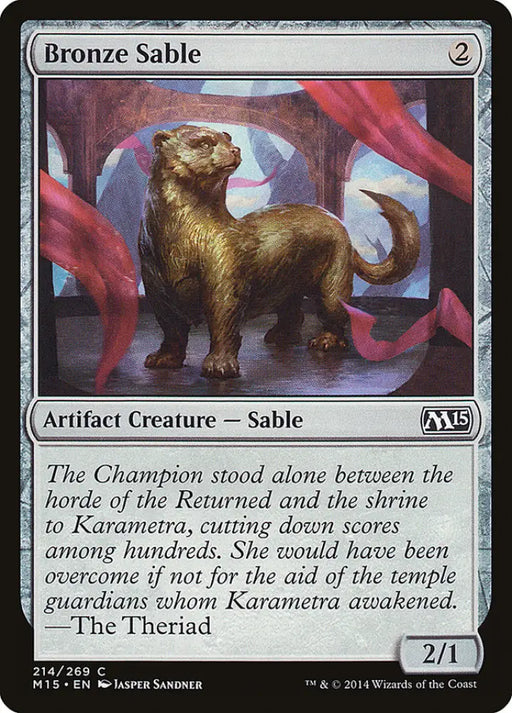 Bronze Sable [Magic 2015] - MTG Single
