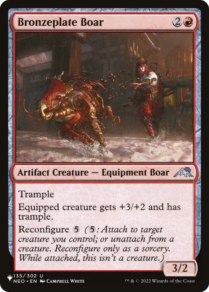 Bronzeplate Boar [The List] - MTG Single