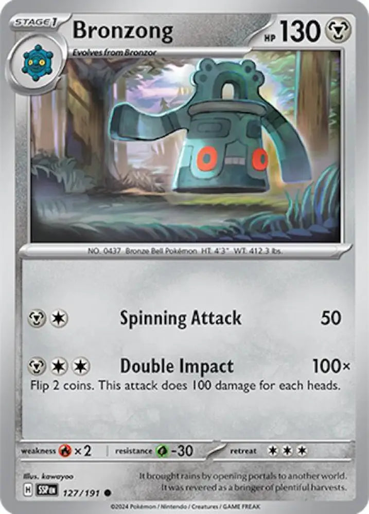 Bronzong (127/191) [Scarlet & Violet: Surging Sparks] - Pokemon Single