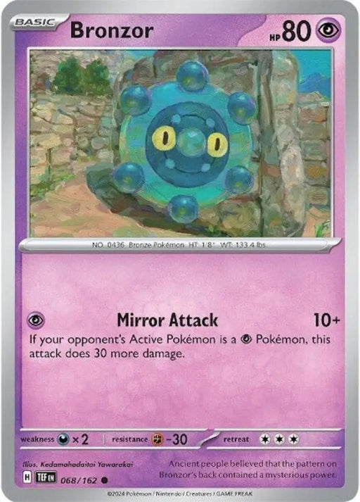 Bronzor (068/162) [Scarlet & Violet: Temporal Forces] - Pokemon Single