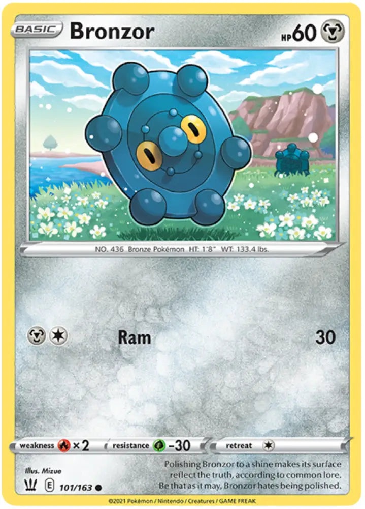 Bronzor (101/163) [Sword & Shield: Battle Styles] - Pokemon Single