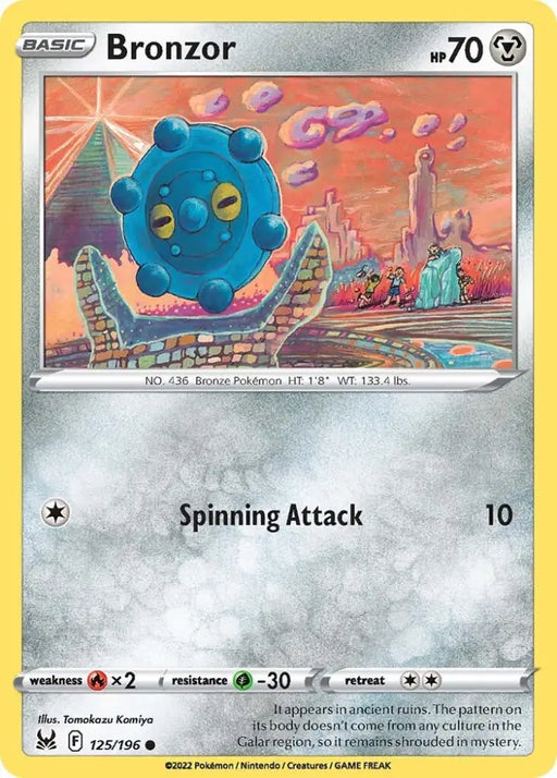 Bronzor (125/196) [Sword & Shield: Lost Origin] - Pokemon Single