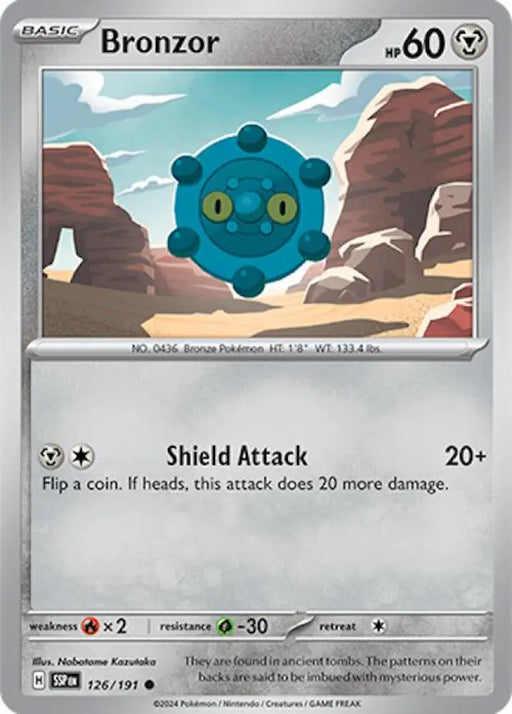 Bronzor (126/191) [Scarlet & Violet: Surging Sparks] - Pokemon Single