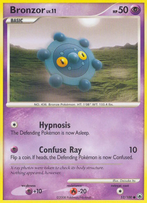Bronzor (52/100) [Diamond & Pearl: Majestic Dawn] - Pokemon Single