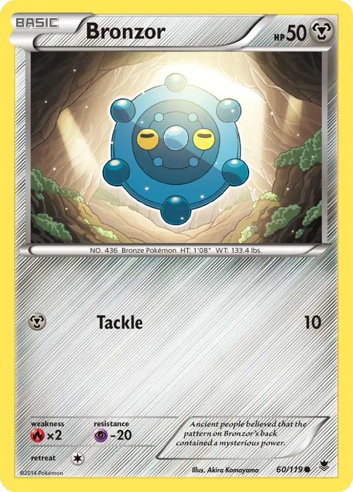 Bronzor (60/119) [XY: Phantom Forces] - Pokemon Single