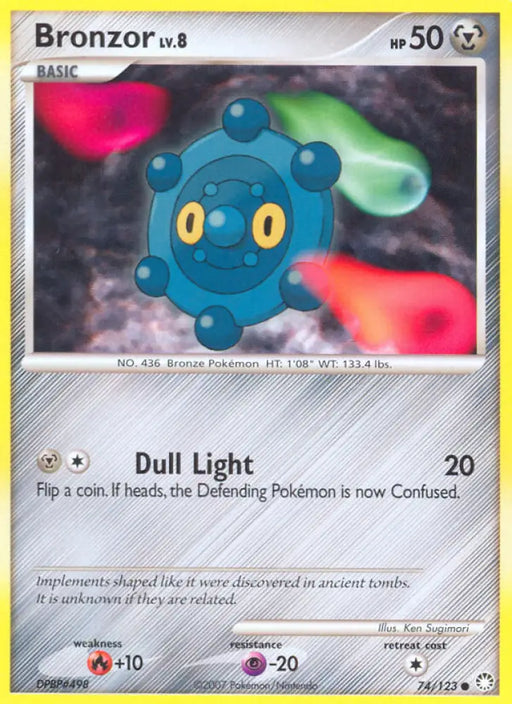 Bronzor (74/123) [Diamond & Pearl: Mysterious Treasures] - Pokemon Single