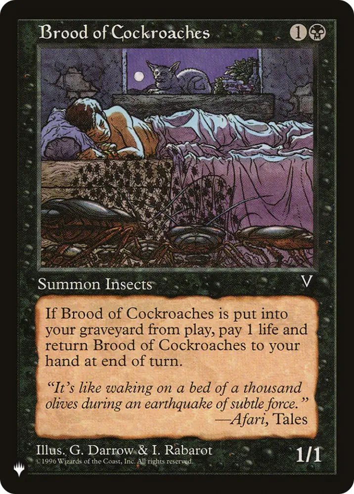 Brood of Cockroaches [The List] - MTG Single