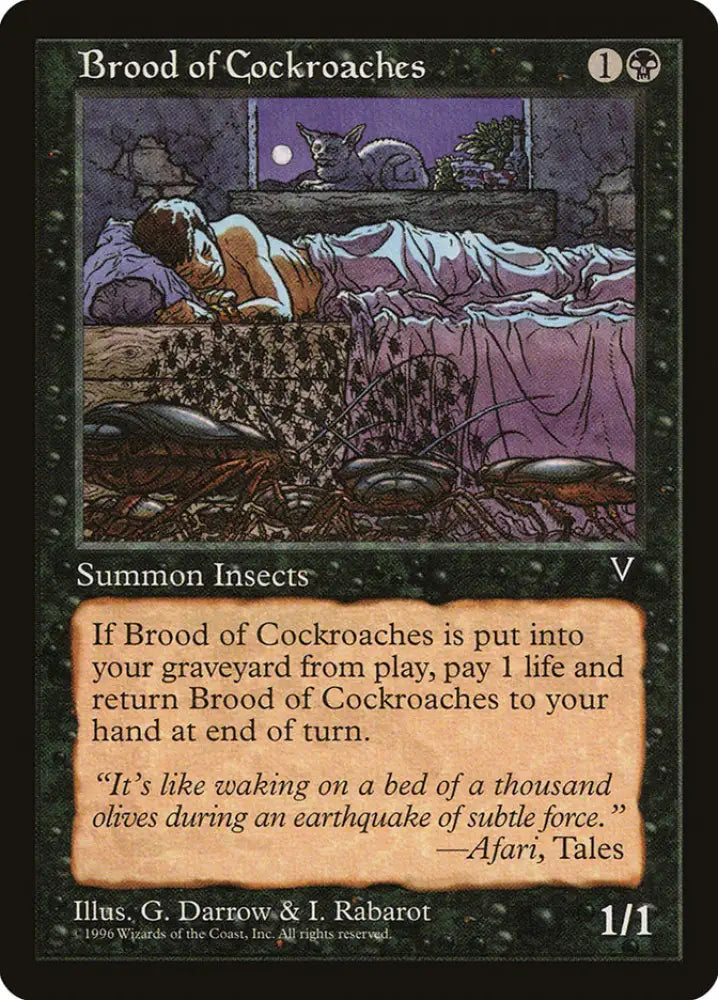 Brood of Cockroaches [Visions] - MTG Single