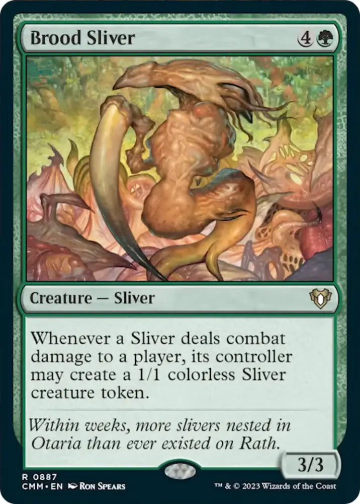 Brood Sliver [Commander Masters] - MTG Single