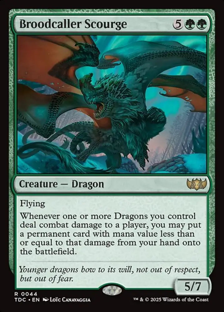 Broodcaller Scourge (44) [Tarkir: Dragonstorm Commander]