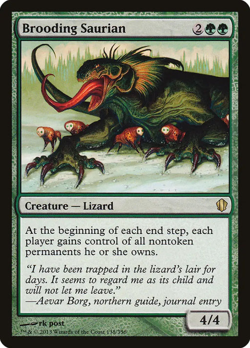 Brooding Saurian [Commander 2013] - MTG Single