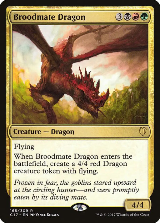 Broodmate Dragon [Commander 2017] - MTG Single