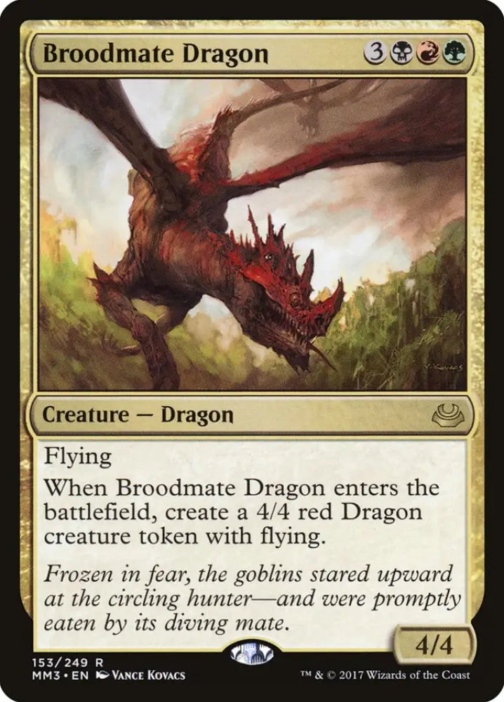Broodmate Dragon [Modern Masters 2017] - MTG Single