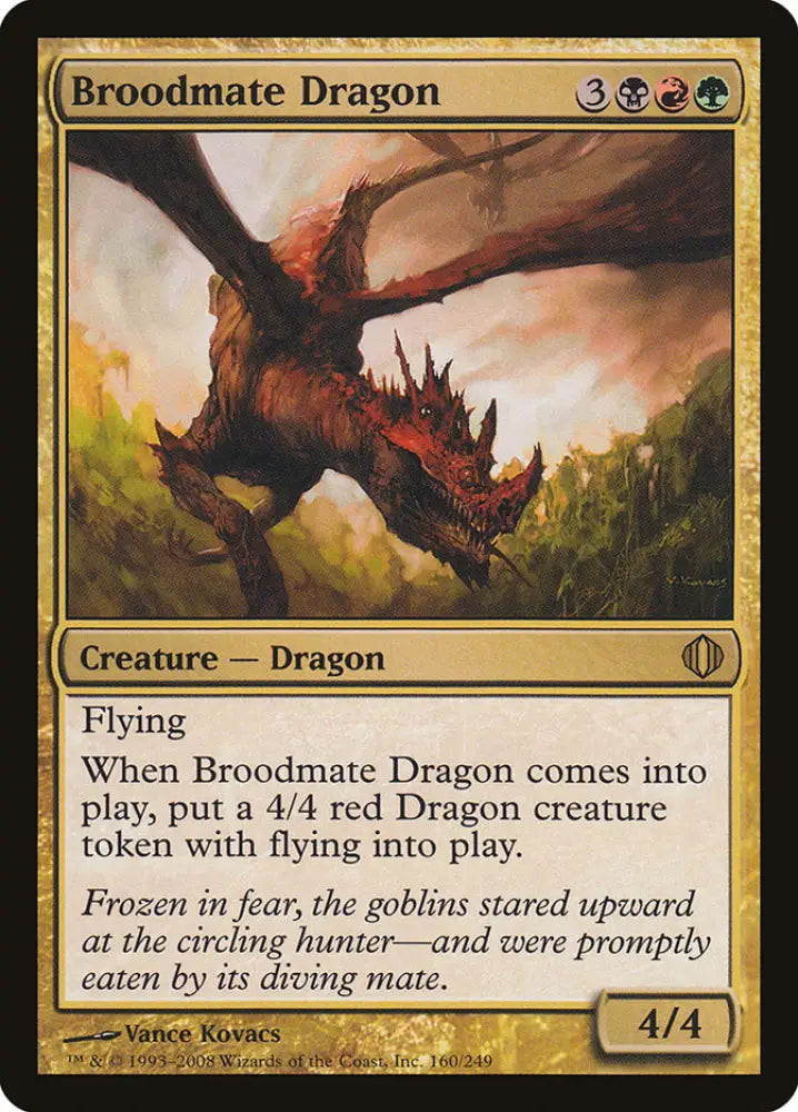 Broodmate Dragon [Shards of Alara] - MTG Single