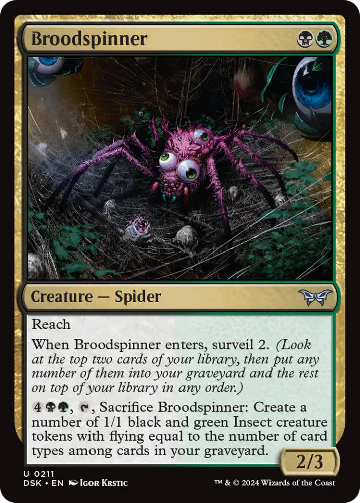Broodspinner [Duskmourn: House of Horror] - MTG Single