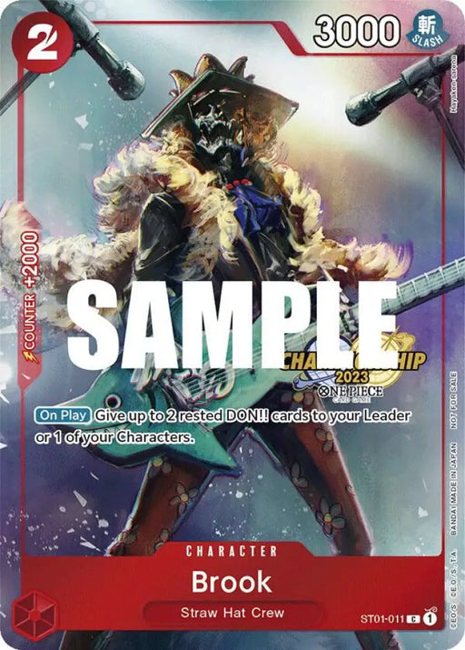 Brook (CS 2023 Celebration Pack) (ST01-011) [One Piece Promotion Cards]