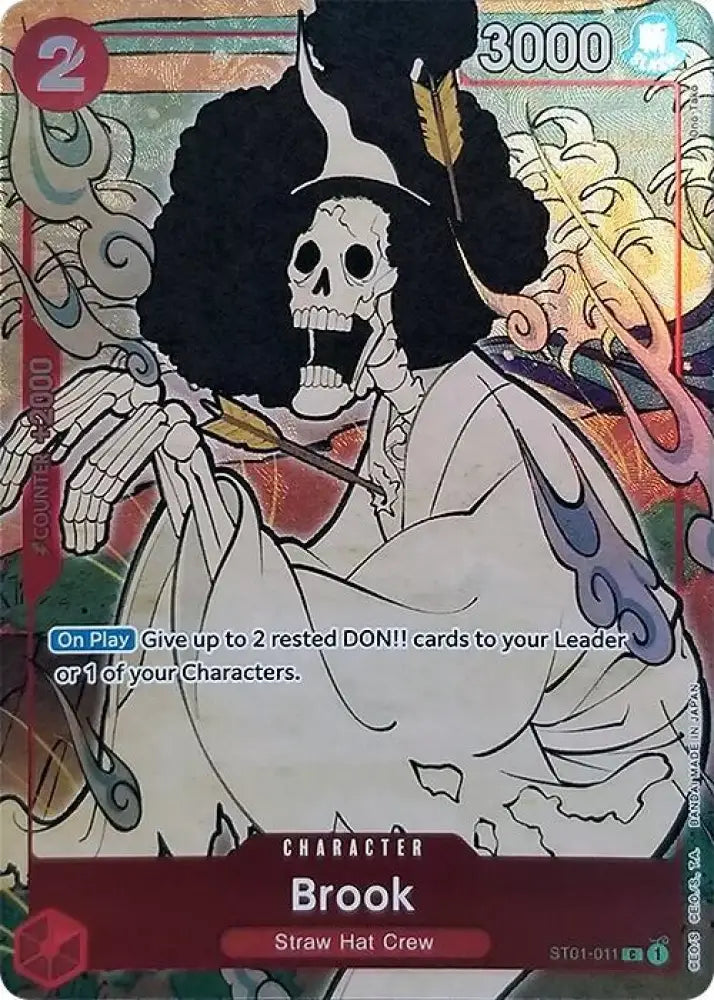 Brook (English Version 1st Anniversary Set) (ST01-011) [One Piece Promotion Cards]