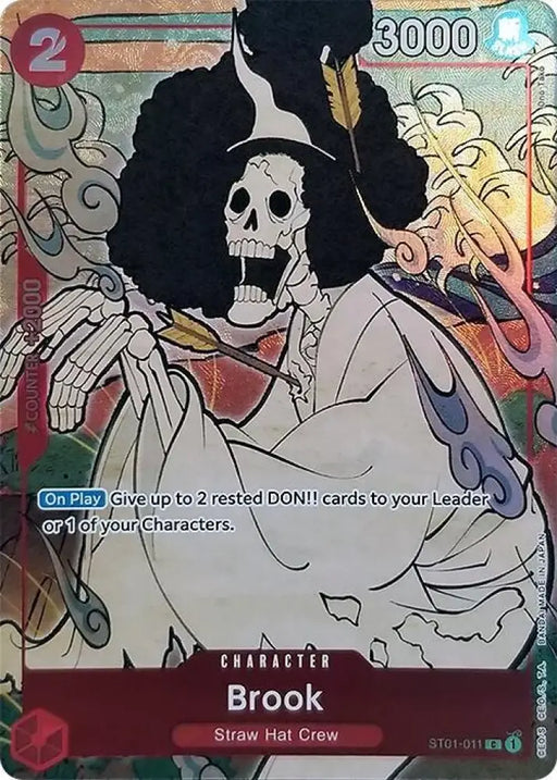 Brook (English Version 1st Anniversary Set) (ST01-011) [One Piece Promotion Cards]