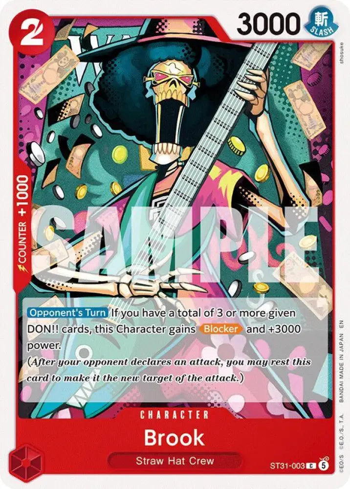 Brook (ST31-003) [Starter Deck 31: RED Monkey.D.Luffy]
