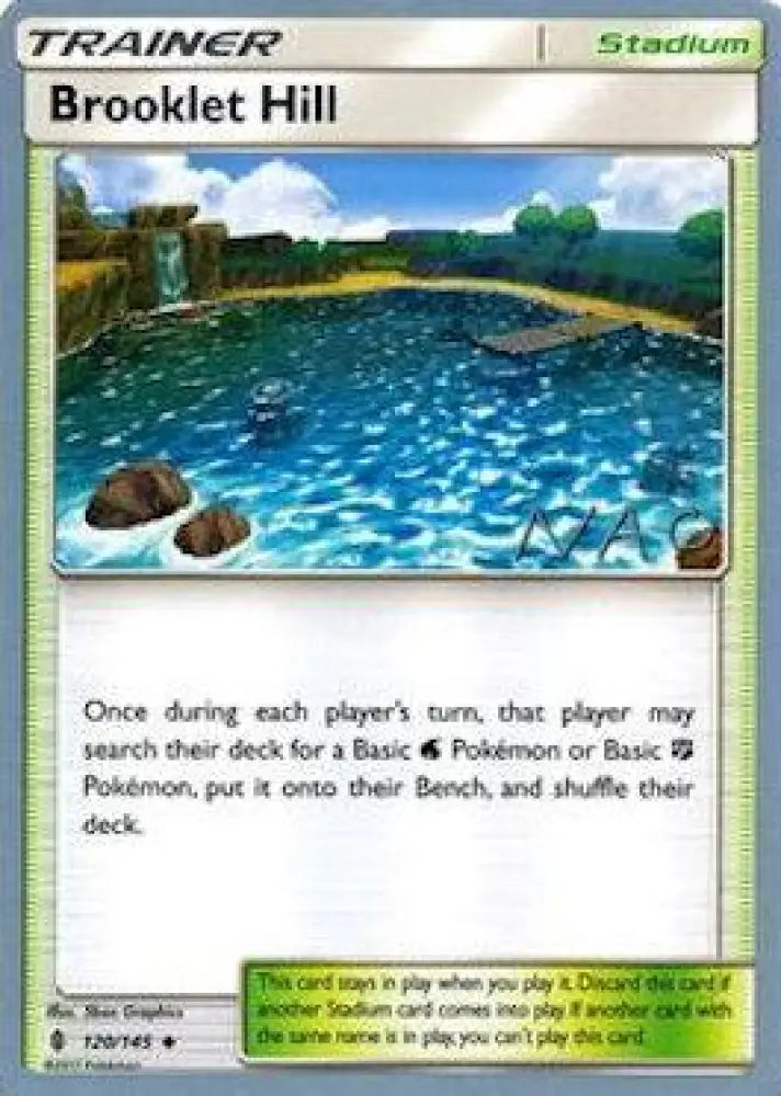 Brooklet Hill (120/145) (Buzzroc - Naohito Inoue) [World Championships 2018] - Pokemon Single