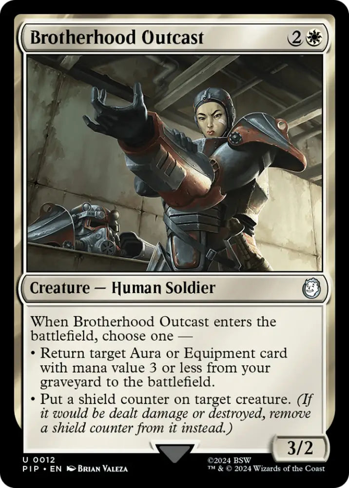 Brotherhood Outcast [Fallout] - MTG Single