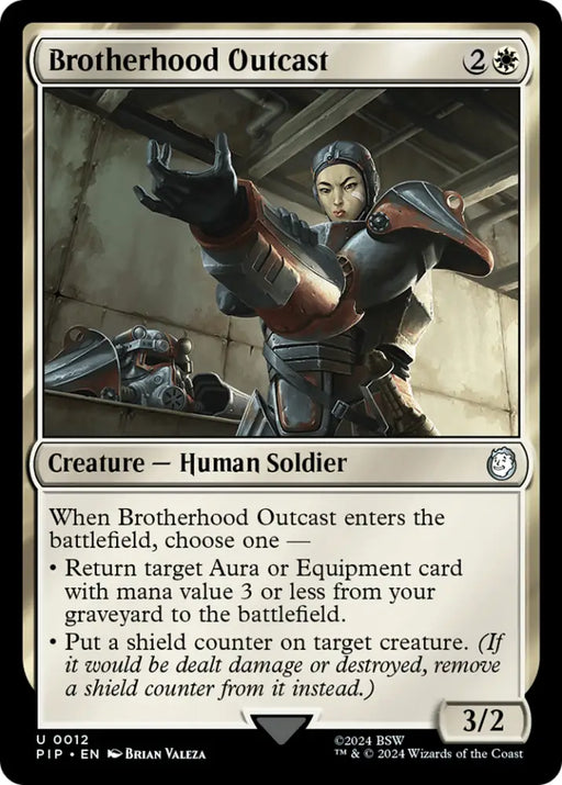 Brotherhood Outcast [Fallout] - MTG Single