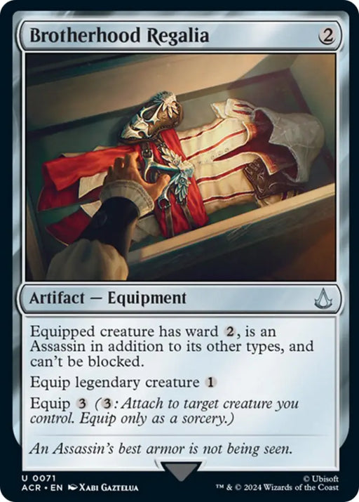 Brotherhood Regalia [Assassin’s Creed] - MTG Single