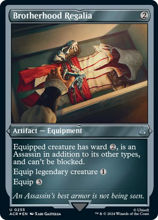 Brotherhood Regalia (Foil Etched) [Assassin’s Creed] - MTG Single