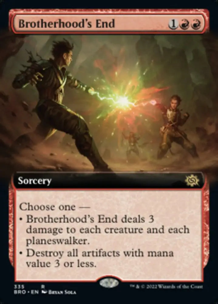 Brotherhood’s End (Extended Art) [The Brothers’ War] - MTG Single