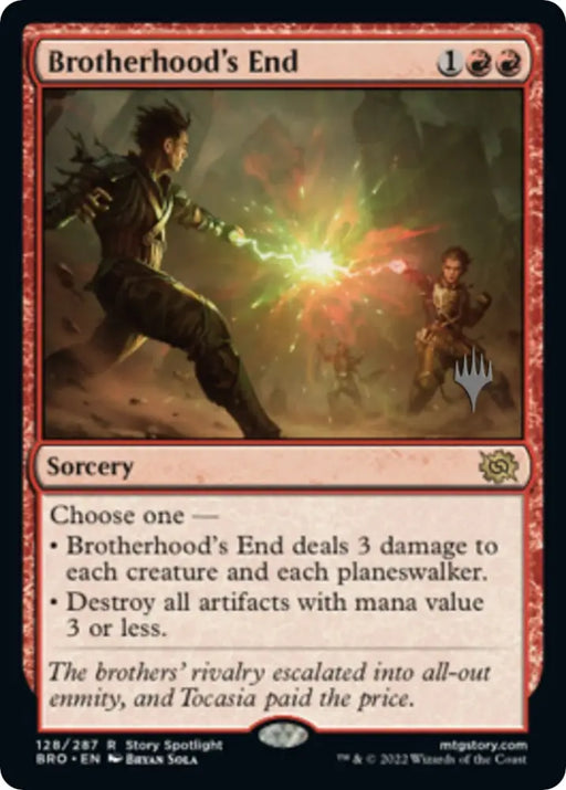 Brotherhood’s End (Promo Pack) [The Brothers’ War Promos] - MTG Single