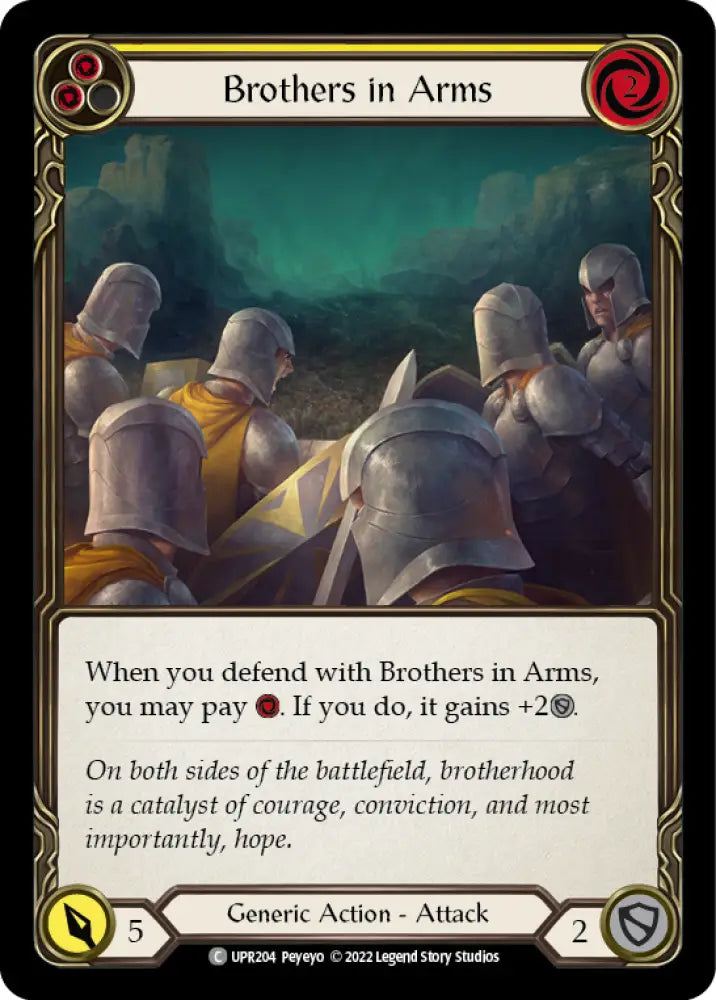 Brothers in Arms (Yellow) [Uprising] - Flesh And Blood Single