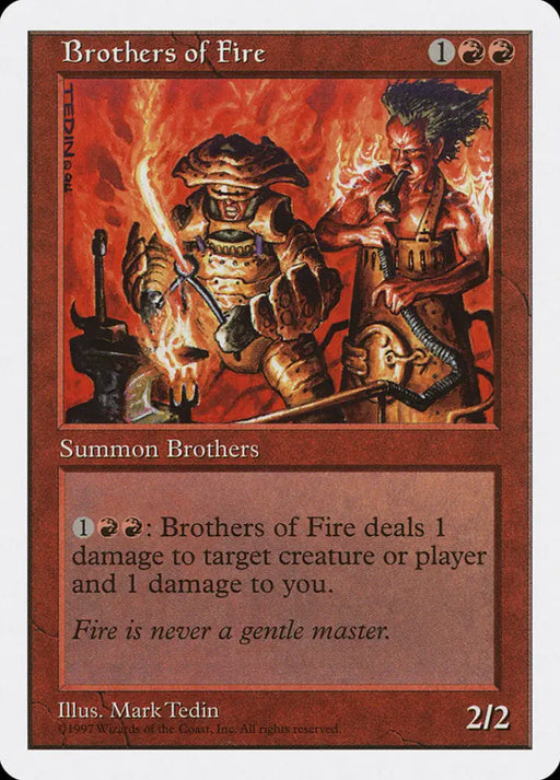 Brothers of Fire [Fifth Edition] - MTG Single