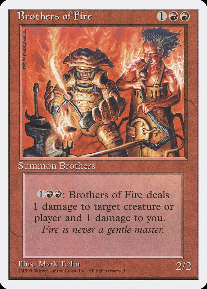 Brothers of Fire [Fourth Edition] - MTG Single