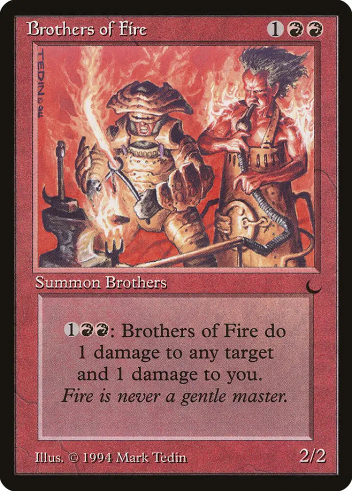 Brothers of Fire [The Dark] - MTG Single